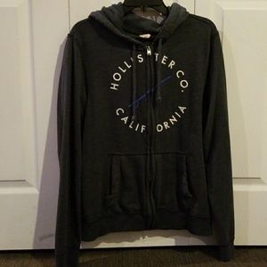 Hollister zip up hoodie